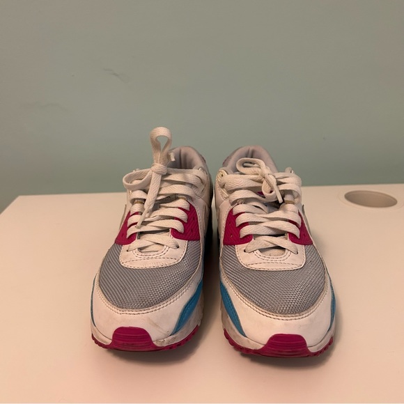 Nike Air max 90 vivid pink neon blue - Picture 2 of 2